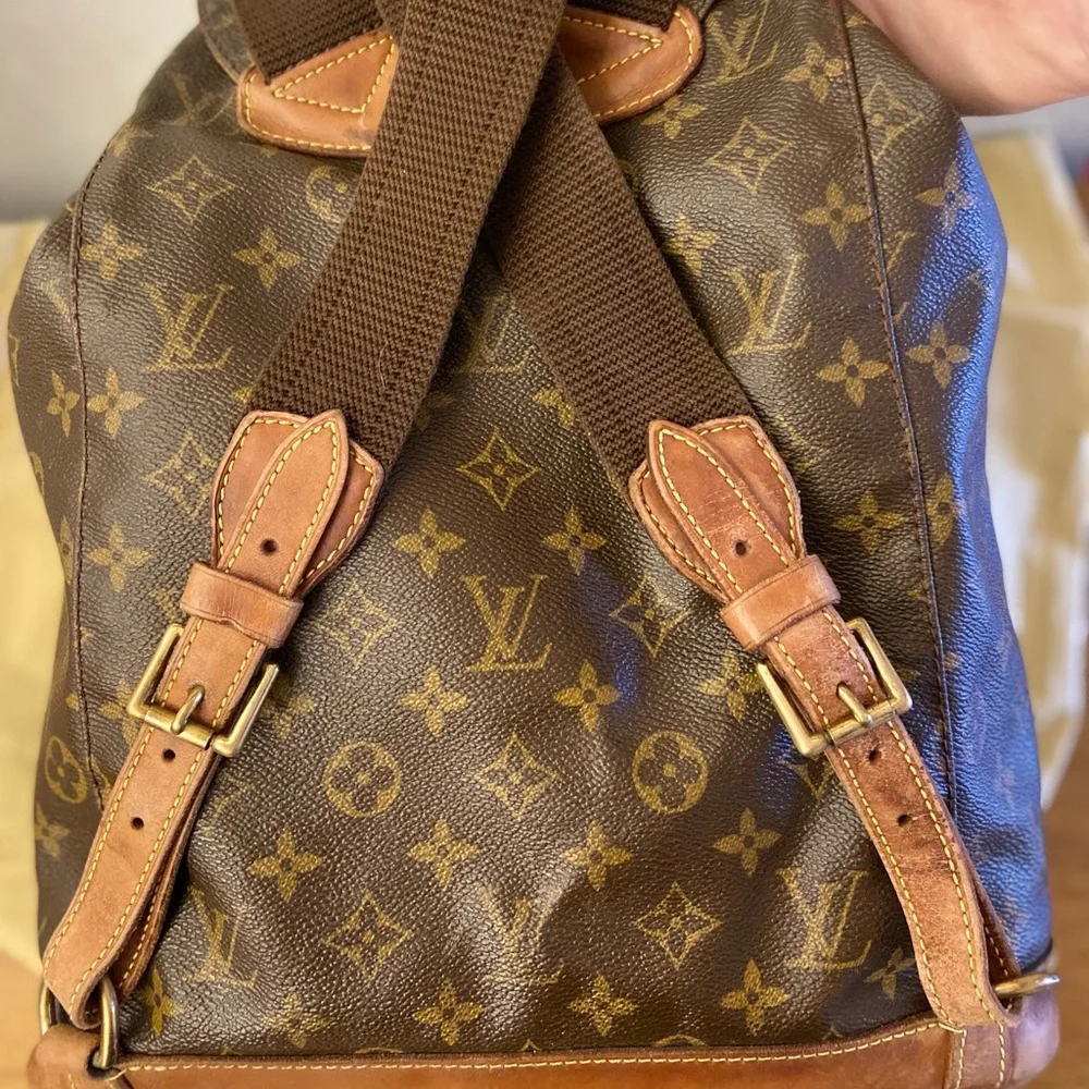 ♥️ LOUIS VUITTON Montsouris GM Backpack 💯 AUTH - Picture 10 of 16